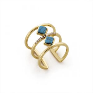 Prsteň Cindy Turquoise Zircon