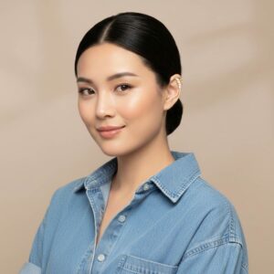 Náušnice Pearl Line Gold Ear Cuff