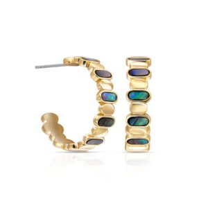 Náušnice Row Mother of Pearl