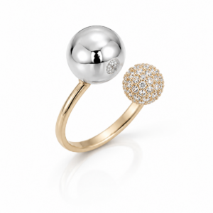 Prsteň Melin Spinner Zircon
